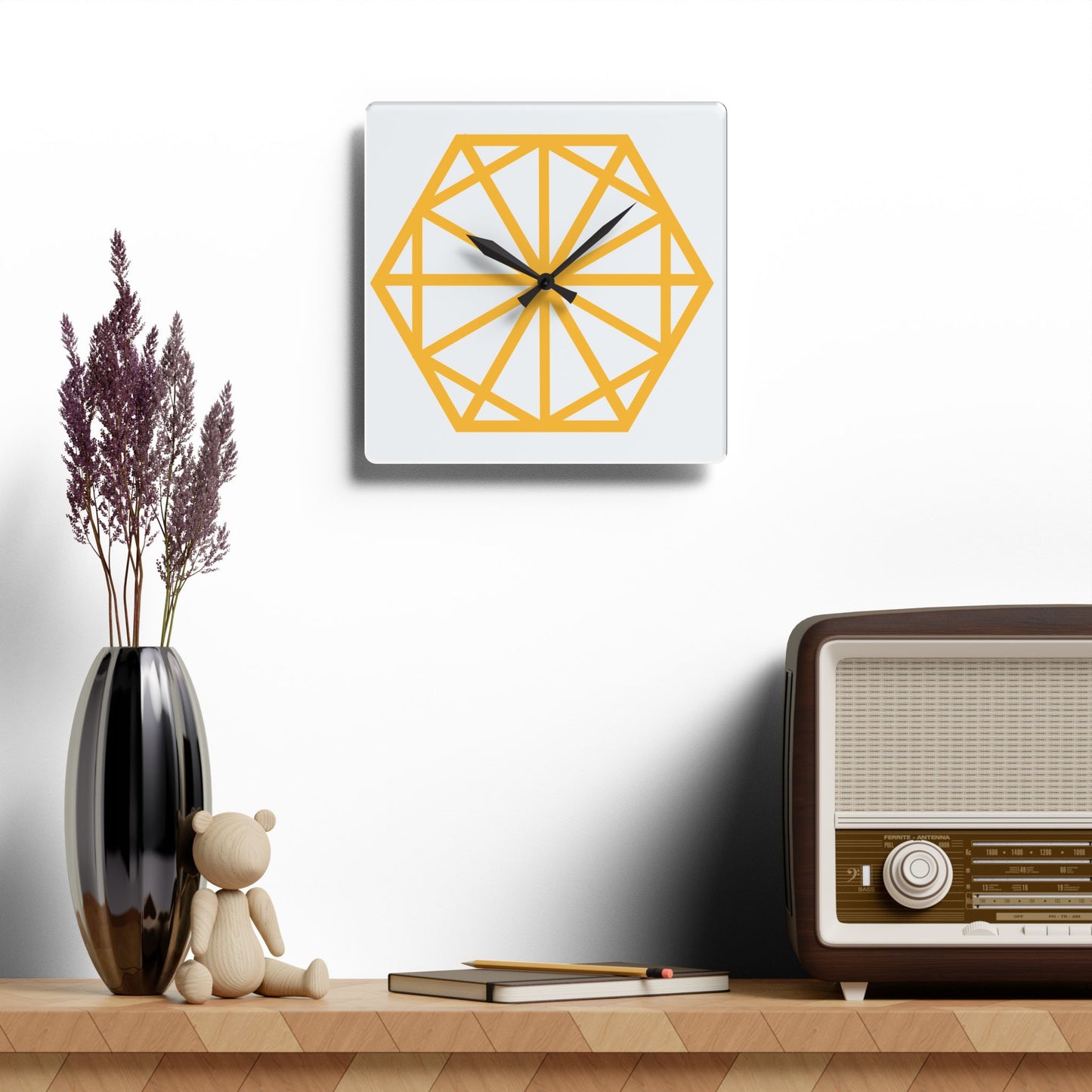 Geometry wall clock